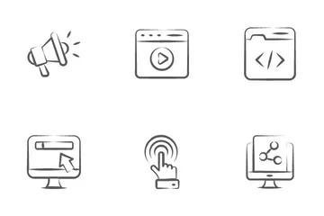Le marketing numérique Pack d'Icônes