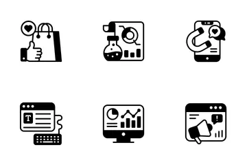 Le marketing numérique Pack d'Icônes