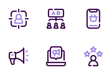 Le marketing numérique Pack d'Icônes