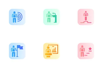 Le rendement au travail Icon Pack