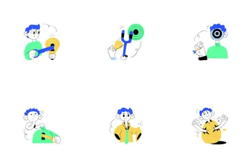 Leadership And Strategy Icon Pack