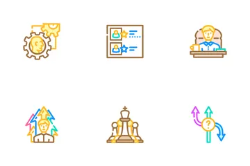 Leadership Leader Business Skill Icon Pack