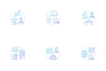 Leadership Styles Icon Pack