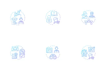 Leadership Styles Icon Pack