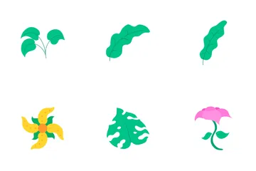 Leaf And Flower Icon Pack