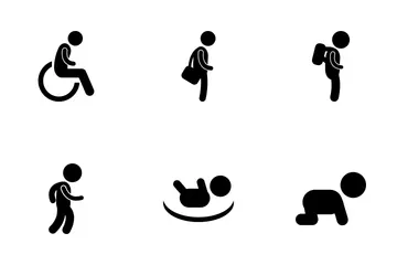 Lebenszyklusalterung Symbolpack