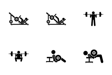 Leg Exercise Icon Pack