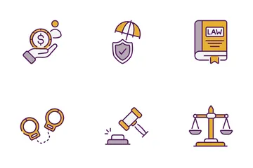 Legal And Financial Services Icon Pack