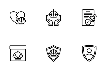 Legal Justice Icon Pack