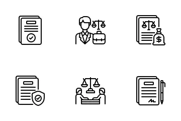 Legal Services Icon Pack