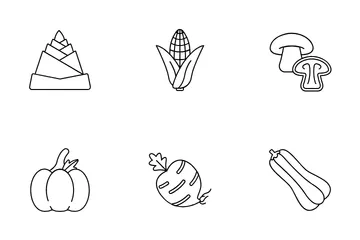 Légumes sains Pack d'Icônes