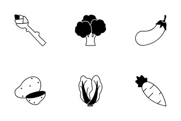 Légumes sains Pack d'Icônes