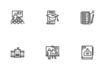Lehrer Ausbildung Symbolpack