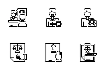 Lei e Justiça Icon Pack