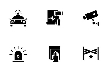 Lei e Justiça Pacote de Ícones