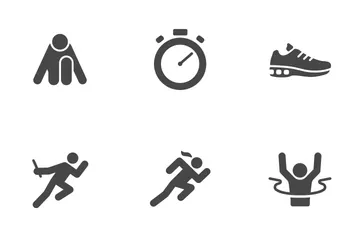 Leichtathletik Symbolpack
