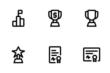 Leistung & Ziel Symbolpack
