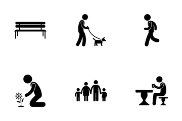 Leisure Activities Icon Pack