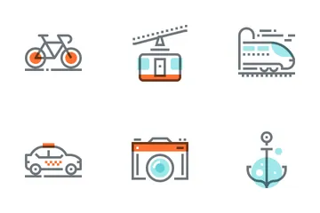 Leisure And Tourism Icon Pack