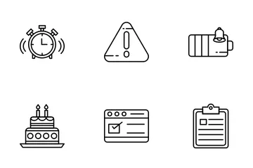 Lembrete e tarefas Pacote de Ícones