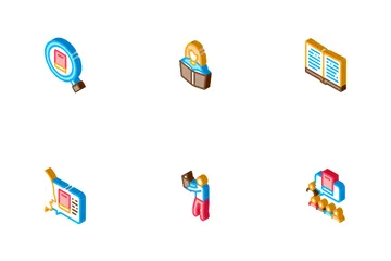 Lendo livro da biblioteca Icon Pack