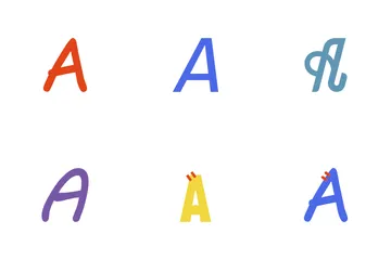 Letter A Icon Pack