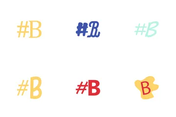 Letter B Icon Pack