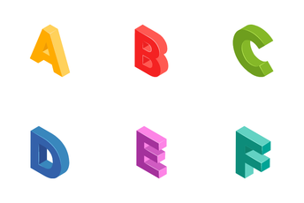 Letters And Numbers Icon Pack