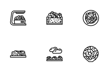 Lettuce Salad Leaf Vegetable Icon Pack