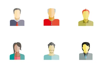 Menschen-Avatar 2 Symbolpack