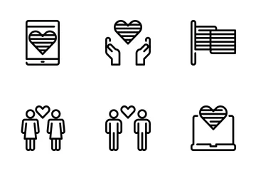 LGBT And Decorations Icon Pack