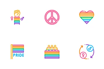 Lgbt Homosexual Gay Icon Pack
