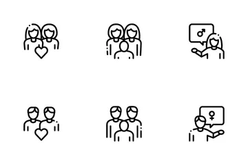 Lgbt Homosexual Gay Icon Pack