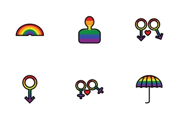 LGTBQ Paquete de Iconos