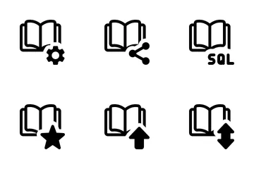 Library And Literature Icon Pack
