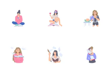Library And Reading Icon Pack