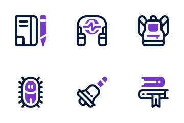 Library And Science Icon Pack