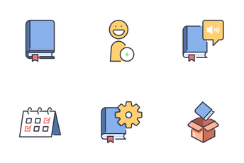Library Process Icon Pack