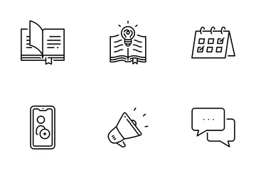 Library Process Icon Pack