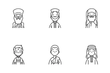 Líder religioso Icon Pack