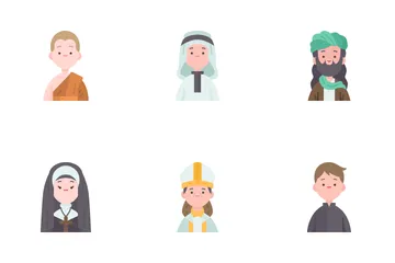 Líder religioso Icon Pack