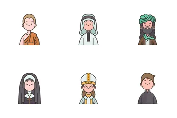 Líder religioso Icon Pack