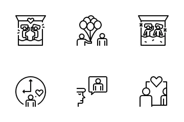 Liebesgeschichte Symbolpack