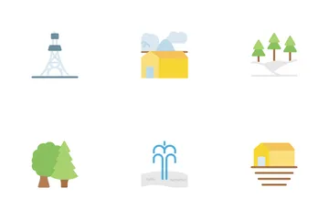 Lieux de voyage Icon Pack