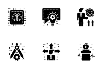 Life Skills Glyph Icons Icon Pack