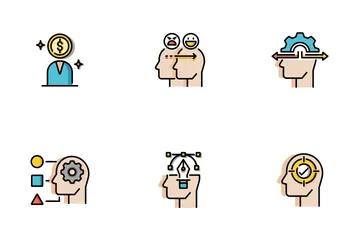 Life Skills Line Color - Master Of  Your Own Life Icon Pack