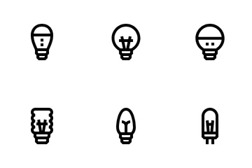 Light Bulbs Icon Pack