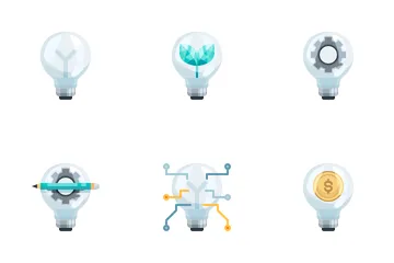 Light Bulbs Icon Pack