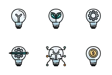 Light Bulbs Icon Pack