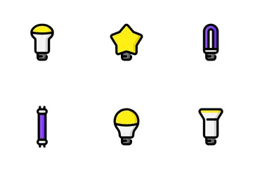 Light Bulbs Icon Pack